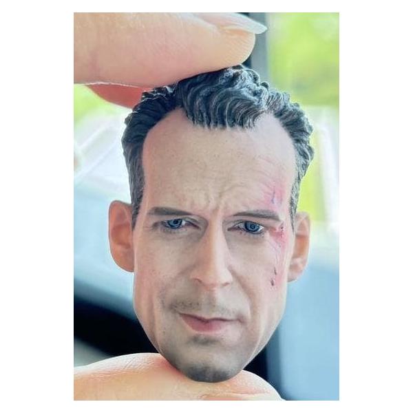 ダイハード　ブルースウイリス似　フィギュア1/6 1/6スケール 男性フィギュア用ヘッド 『ダイ・ハード』 ブルース