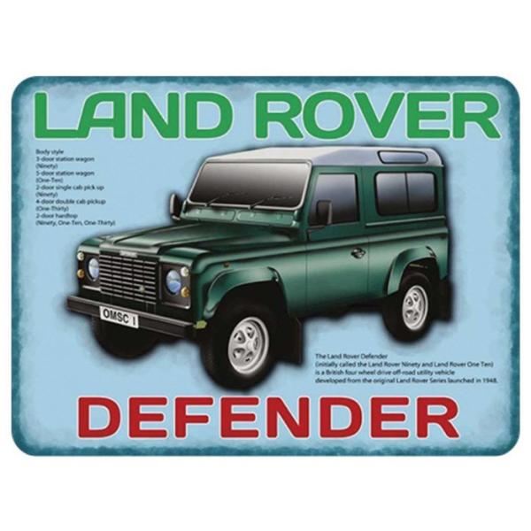 当時物 レジェンズ タリスダムディフェンダー レトロ ランドローバー ディフェンダー DEFENDER 車 レトロ調 メタルサイン