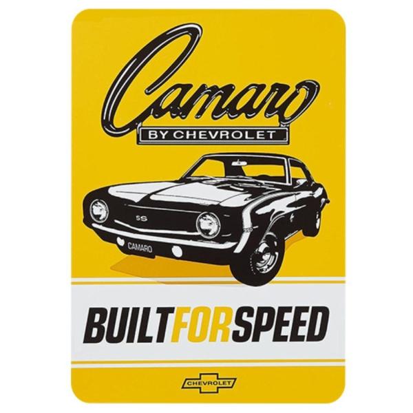 ブリキ看板 車 シボレー カマロ 1969 アメリカン 雑貨 ガレージ