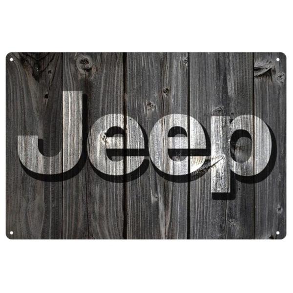 jeep ジープ　メタルサイン　インテリア　アメリカ雑貨　ブリキ看板 バー/レストラン/カフェ/喫茶店  20x30cm