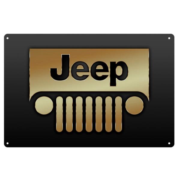 jeep ジープ　メタルサイン　インテリア　アメリカ雑貨　ブリキ看板 バー/レストラン/カフェ/喫茶店  20x30cm