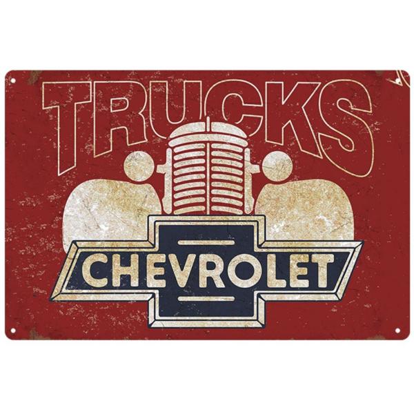 シボレー　Chevrolet 車★レトロ調★メタルサイン　アメリカンブリキ看板/飾り/バー/レストラン/カフェ/喫茶店 アメリカ雑貨　20cm*30cm