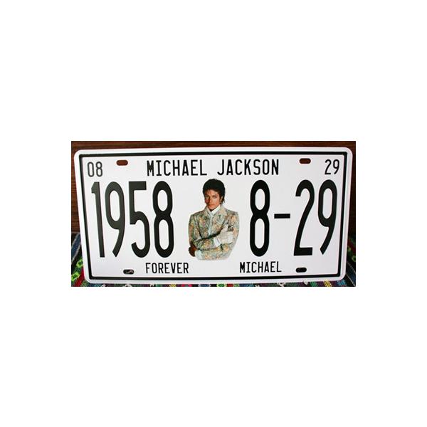 アメリカ雑貨　メタルサイン マイケル・ジャクソン  誕生日★レトロ調★アメリカンブリキ看板/飾り/バー/レストラン/カフェ/喫茶店/15cm*30cm