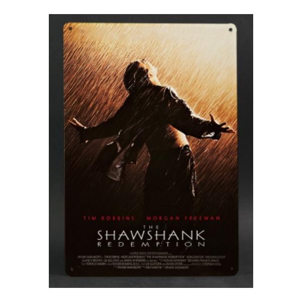 『ショーシャンクの空に』　 映画ポスター　アメリカ雑貨★レトロ調★メタルサイン　ブリキ看板/飾り/バー/レストラン/カフェ/喫茶店/20cm*30cm