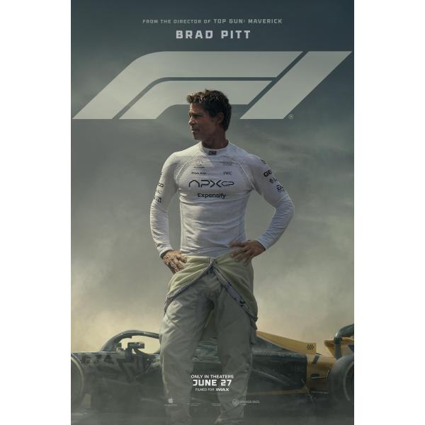 『F1』映画ポスター メタルサイン　ブリキ看板　インテリア雑貨　お部屋　お店　バー　飾り物　