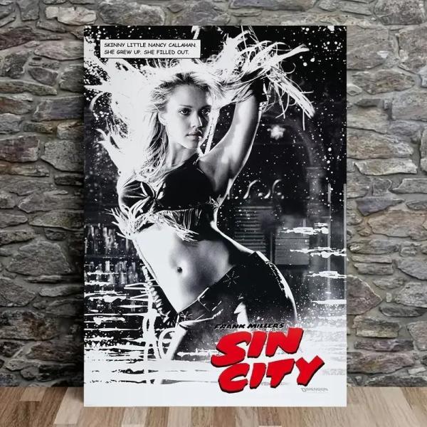 『シン・シティ』映画ポスター メタルサイン ブリキ看板 インテリア雑貨 お部屋 お店 バー 飾り物
