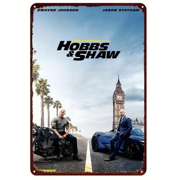 『ワイルド・スピード/スーパーコンボ』映画ポスター メタルサイン ブリキ看板 インテリア雑貨 お部屋 お店 バー 飾り物