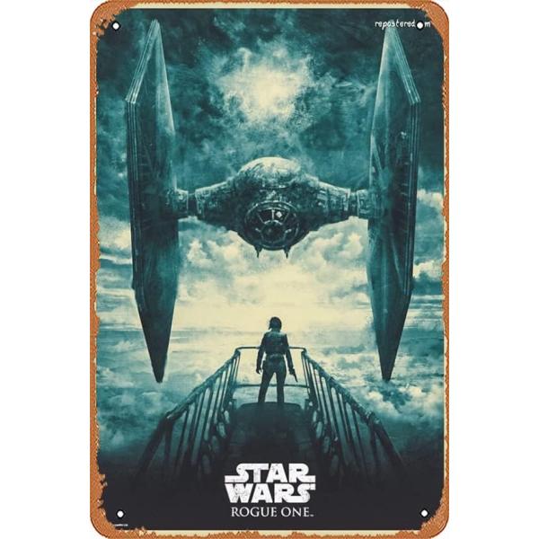 『ローグ・ワン／スター・ウォーズ・ストーリー』映画メタルポスター ブリキ看板 インテリア雑貨 お部屋 お店 バー 飾り物