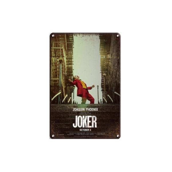 『ジョーカー』Joker 映画ポスター アメリカ雑貨 レトロ調 メタルサイン ブリキ看板 インテリア 20x30cm