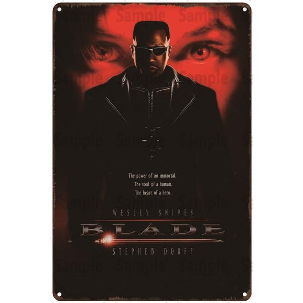 『ブレイド』 Blade 映画ポスター アメリカ雑貨 レトロ調 メタルサイン ブリキ看板 インテリア 20x30cm