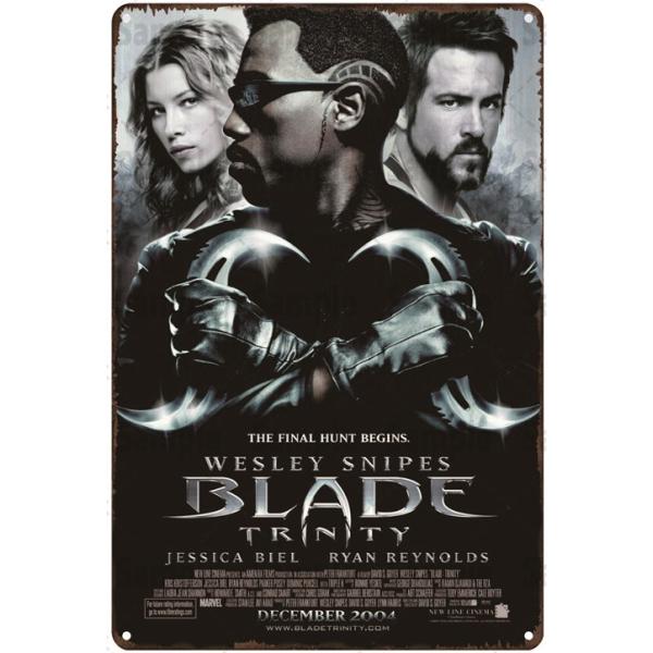 『ブレイド』 Blade 映画ポスター アメリカ雑貨 レトロ調 メタルサイン ブリキ看板 インテリア 20x30cm