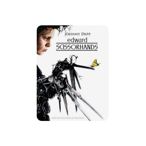 『シザーハンズ』 Edward Scissorhands  映画ポスター　 アメリカ雑貨　メタルサイン　ブリキ看板　金属　インテリア　20x30cm