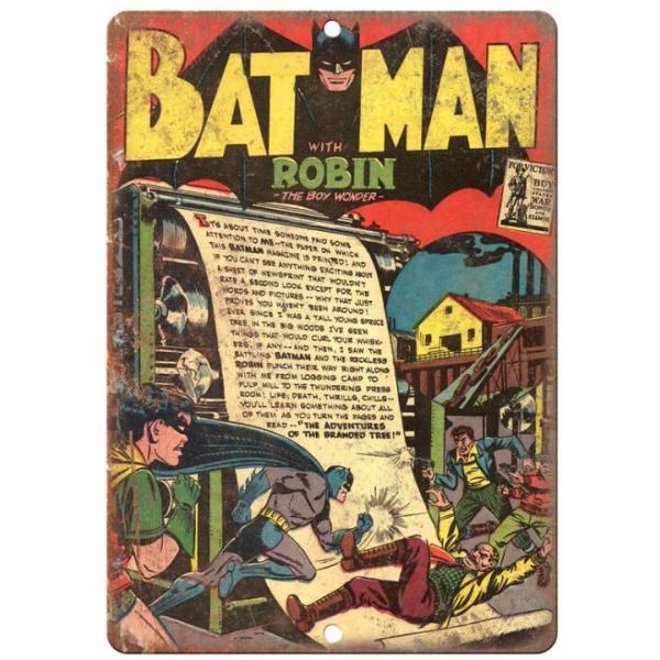 『バットマン』BATMAN 映画ポスター　 アメリカ雑貨　メタルサイン　ブリキ看板　金属　インテリア　20x30cm