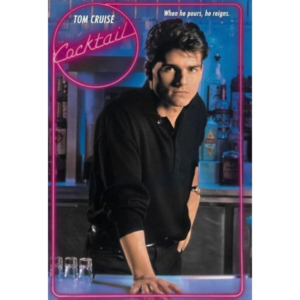 『カクテル』Cocktail　トム・クルーズ 1988年   映画ポスター　 アメリカ雑貨　メタルサイン　ブリキ看板　金属　インテリア　20x30cm
