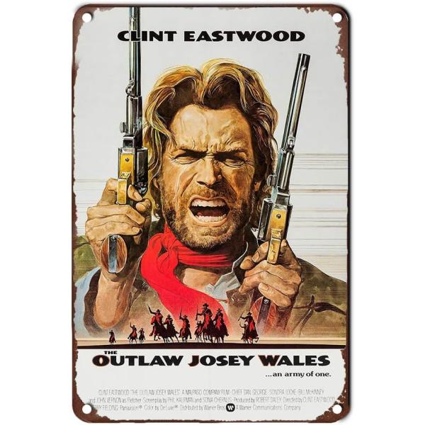 『アウトロー』 映画ポスター アメリカ雑貨 メタルサイン ブリキ看板 金属 インテリア 20x30cm