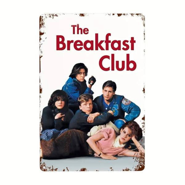 『ブレックファスト・クラブ』 映画ポスター メタルサイン ブリキ看板 インテリア雑貨 お部屋 お店 バー 飾り物 20x30cm