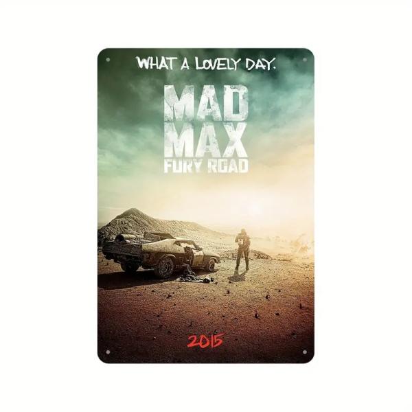『マッドマックス』2015年映画ポスター メタルサイン ブリキ看板 インテリア雑貨 お部屋 お店 バー 飾り物 20x30cm