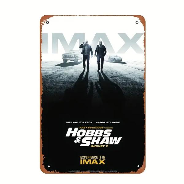 『ワイルド・スピード/スーパーコンボ』映画 ポスター　 メタルサイン　ブリキ看板　インテリア雑貨　お部屋　お店　バー　飾り物　20x30cm