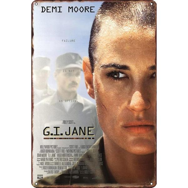 『G.I.ジェーン』1997年映画ポスター メタルサイン ブリキ看板 インテリア雑貨 お部屋 お店 バー 飾り物