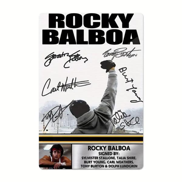 『ロッキー・ザ・ファイナル』映画ポスター メタルサイン ブリキ看板 インテリア雑貨 お部屋 お店 バー 飾り物