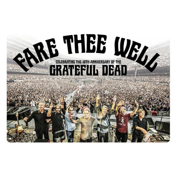 グレイトフル・デッド 　Fare Thee Well   アメリカ雑貨　壁飾り　インテリア　レトロ調  ブリキ看板/飾り/バー/レストラン/カフェ  20x30cm