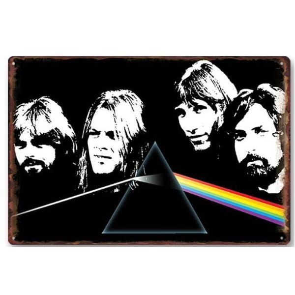 ピンク・フロイド Pink Floyd 　ロックバンド　ポスター　 アメリカ雑貨　壁飾り　インテリア　金属  ブリキ看板/飾り/バー/レストラン/カフェ  20x30cm