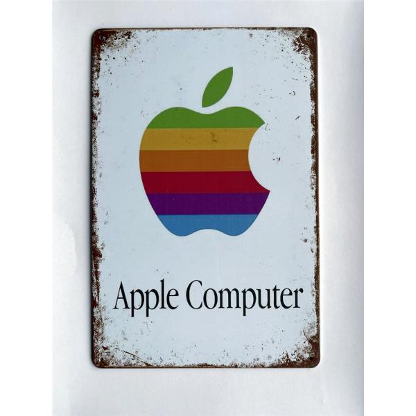 Apple アップル ロゴマーク 1977年 看板 アメリカ雑貨☆レトロ調