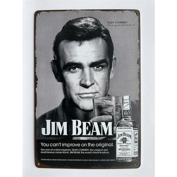 ショーン・コネリー 俳優 ウィスキー 洋酒☆レトロ調☆アメリカン