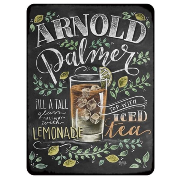 Arnold Palmer  レモネード  アイスティー★レトロ調★アメリカンブリキ看板/飾り/バー/レストラン/カフェ/喫茶店/20cm*30cm