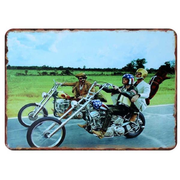 ヴィンテージ品イージーライダー　看板 イージー・ライダー』Easy Rider オートバイ バイク アメリカン雑貨
