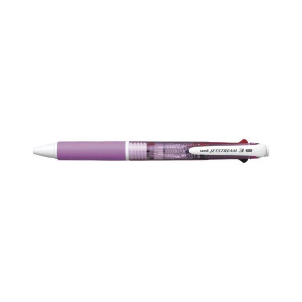 三菱鉛筆 ジェットストリーム 3色ボールペン [黒/赤/青] 0.7mm ピンク