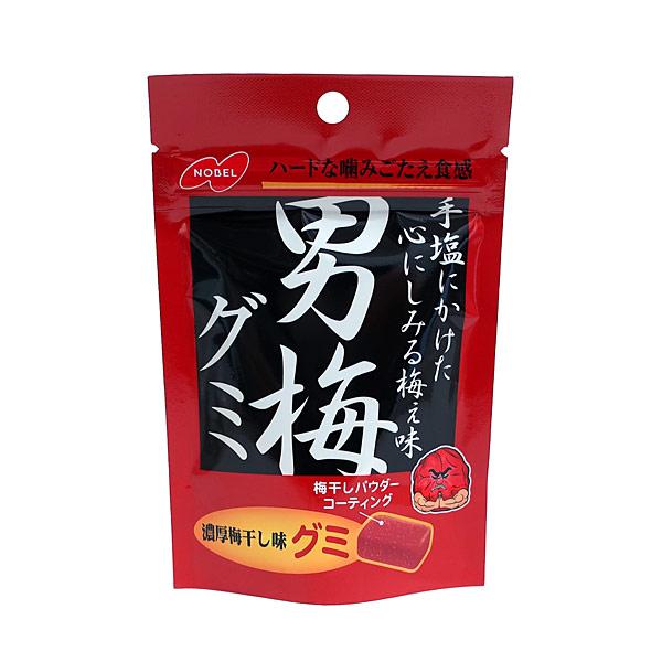 ☆まとめ買い☆ ノーベル 男梅グミ 38g ×6個【イージャパンモール
