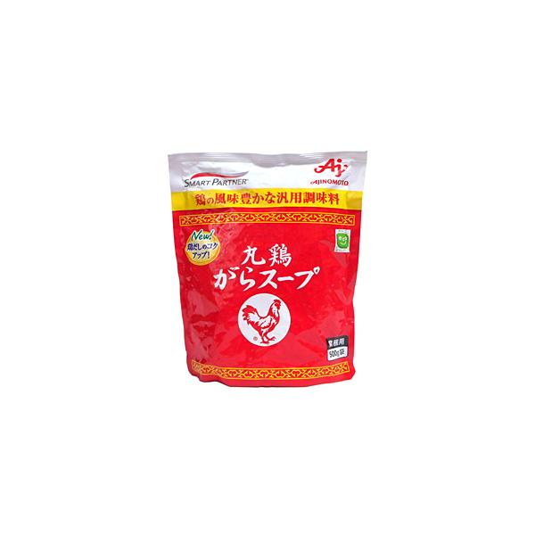 ★まとめ買い★　味の素　丸鶏使用がらスープ（袋入）　５００ｇ　×12個【イージャパンモール】