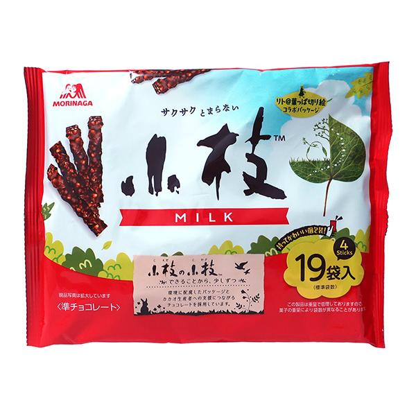 【送料無料】★まとめ買い★　森永　小枝　ミルクティータイムパック　１０１ｇ　×14個【イージャパンモール】