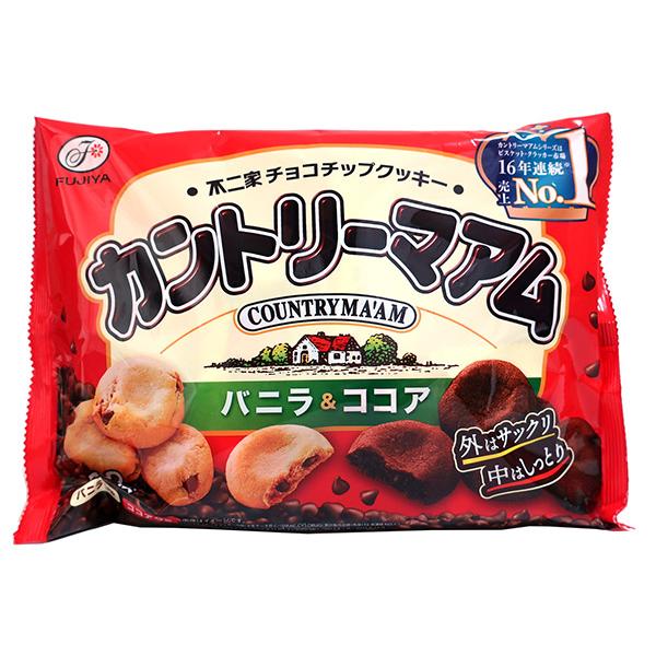 他サイト： ★まとめ買い★　不二家　カントリーマアムバニラ＆ココア大袋　18枚　×16個【イージャパンモール】の商品画像