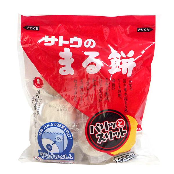 ☆まとめ買い☆ サトウ食品 丸餅パリッとスリット 400g ×20