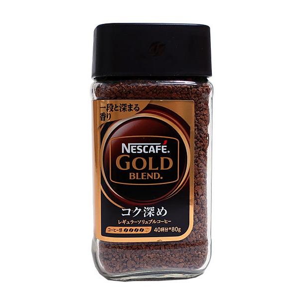 ネスレ ネスカフェ ゴールドブレンド コク深め 80g×24本 (インスタント