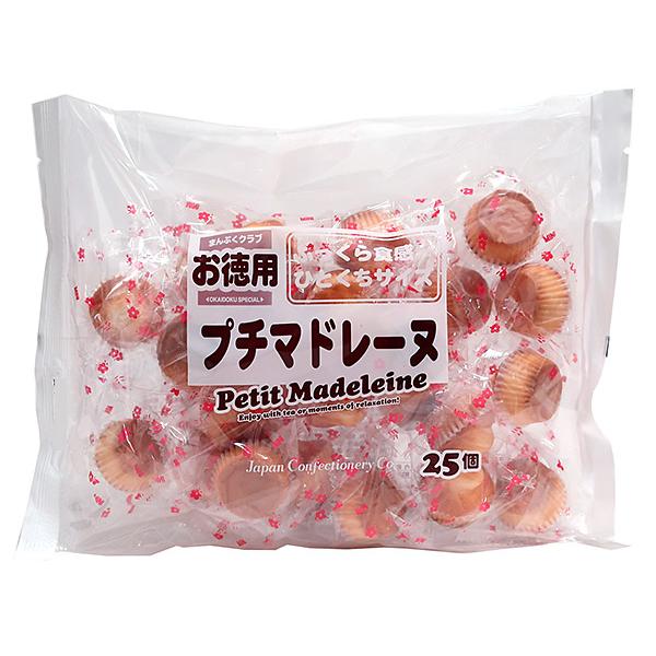 【送料無料】★まとめ買い★　ジェーシーシー　プチマドレーヌ　２５個　×24個【イージャパンモール】 ☆まとめ買い☆ ジェーシーシー プチマドレーヌ 25個 ×24個【イー