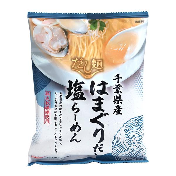 【送料無料】★まとめ買い★　国分グループ本社　だし麺千葉県産はまぐりだし塩ラーメン　108ｇ　×40個【イージャパンモール】