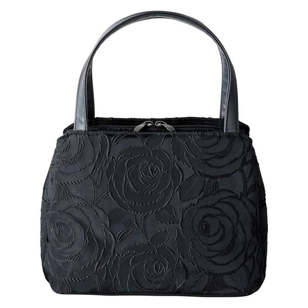 送料無料】山梨県富士吉田ふじやま織手提げ（ブラック） MKW