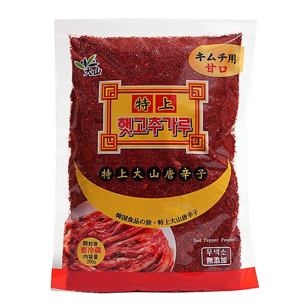 ☆大感謝セール】 韓国 特上甘口 唐辛子粉 200g 韓国 特上甘口 唐辛子粉 200g