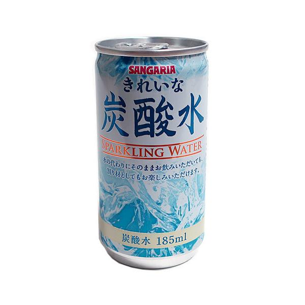 サンガリア きれいな炭酸水１８５ｍｌ缶 イージャパンモール f Eジャパン 通販 Yahoo ショッピング