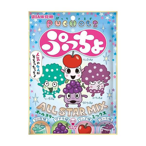 ☆まとめ買い☆ UHA味覚糖 ぷっちょ袋4種アソート 88g ×6個【イー