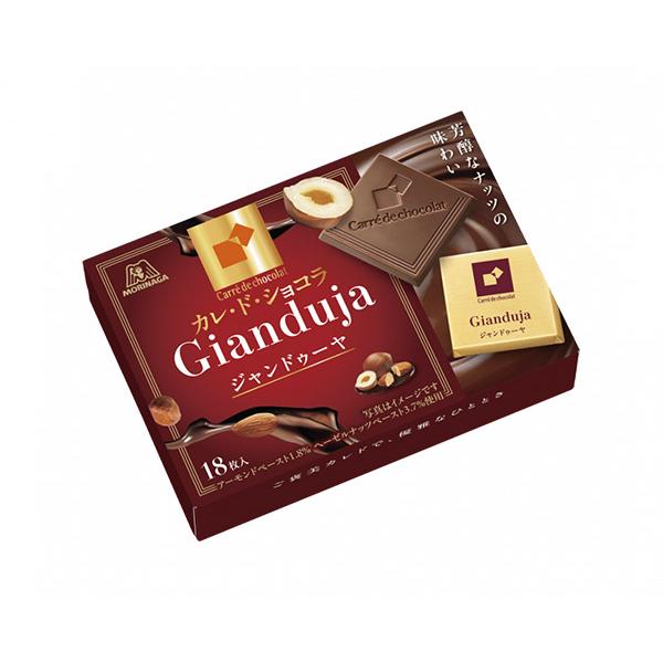 【送料無料】★まとめ買い★　森永製菓　カレ・ド・ショコラ(ジャンドゥーヤ)　８７ｇ（１８枚）　×6個【イージャパンモール】