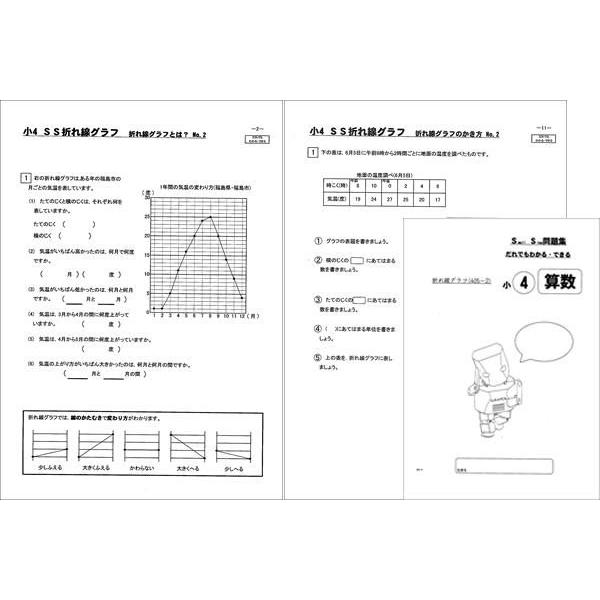 Ss折れ線グラフ Ss405 2 幼児 小学生教材のエジソンクラブ 通販 Yahoo ショッピング