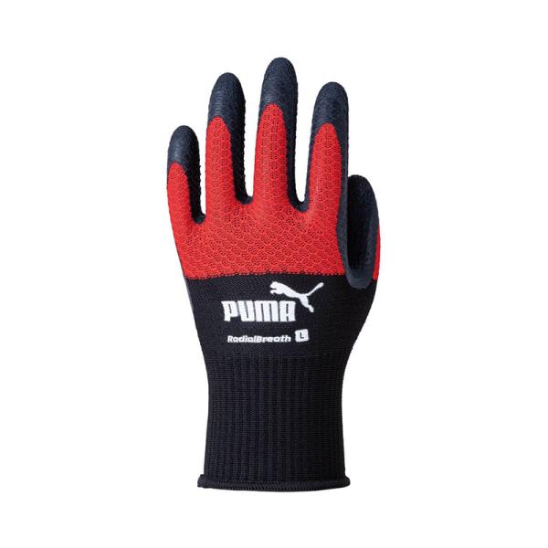 PUMA ラジアルブレス レッド L 作業用手袋 PG-1330-RD-L メール便対応（1個まで） 4518406513339