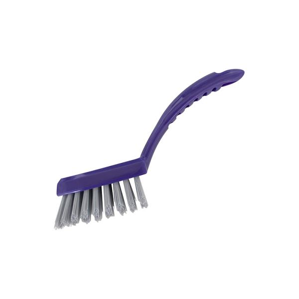 角だけではなく、お墓の文字部分の隙間にもフィットする万能ブラシ