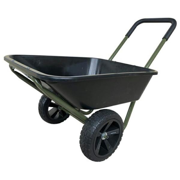 バケットは樹脂製 軽量ノーパンクタイヤ仕様