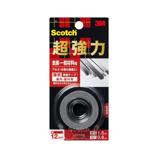 3M XRb` ͗ʃe[v Eʍޗp 12mm×1.5m KKD-12R X[G [֑Ήi2܂Łj 4550309264581