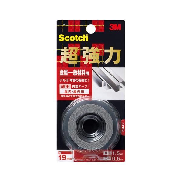 3M XRb` ͗ʃe[v Eʍޗp 19mm×1.5m KKD-19R X[G [֑Ήi2܂Łj 4550309264598